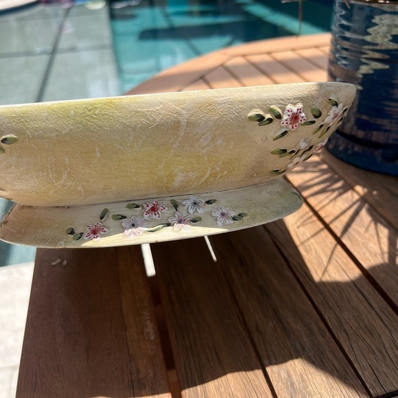 Vintage Partylite Candle Holder Terrace Blossom -Tea Lights - Picture 5 of 14